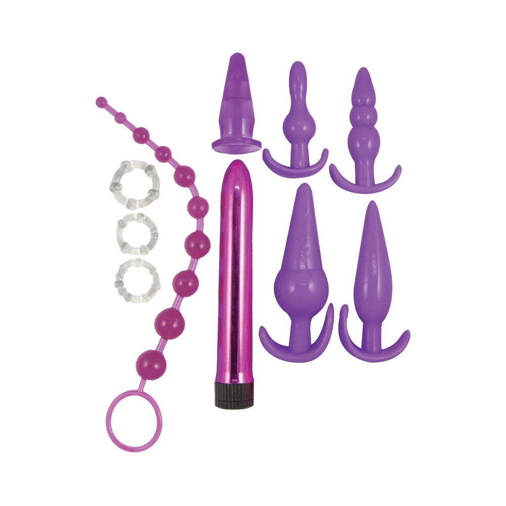 Purple Elite Collection Anal Play Kit Purple