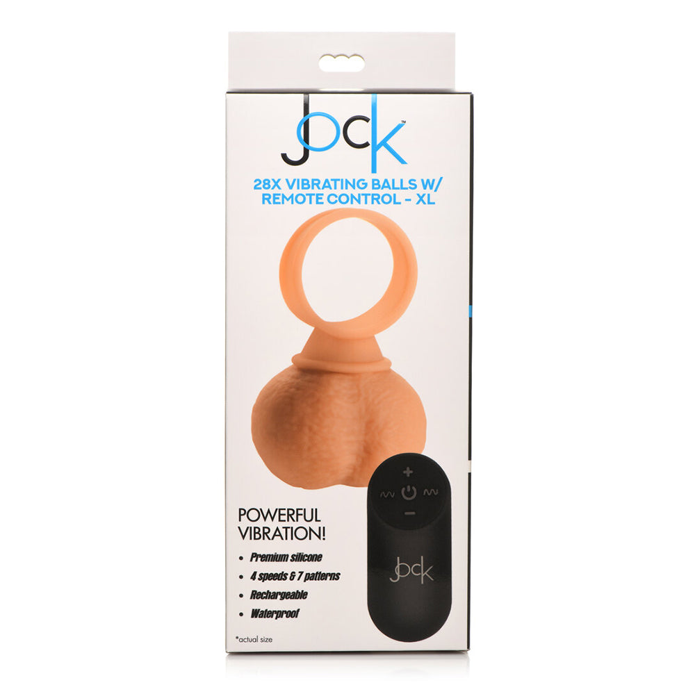 Jock 28X Vibrating Silicone Balls Large