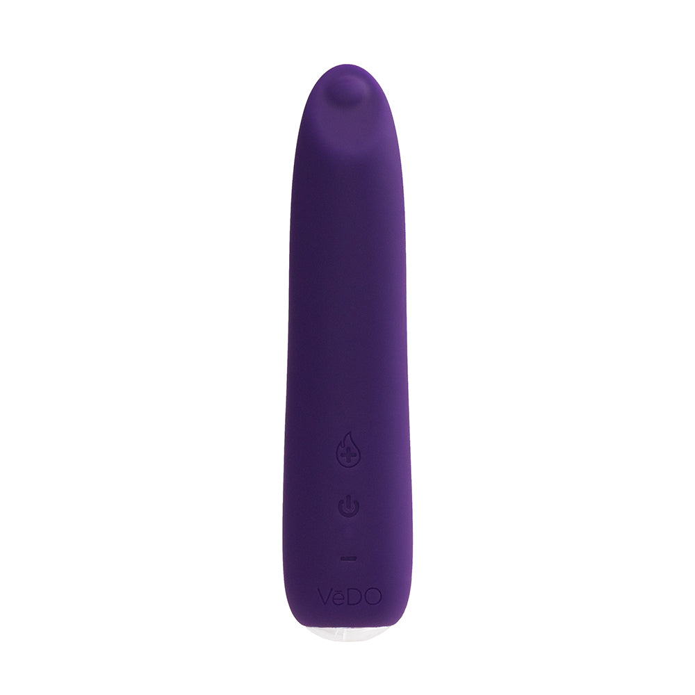 Vedo Boom Rechargeable Warming Silicone Slimline Vibrator Purple