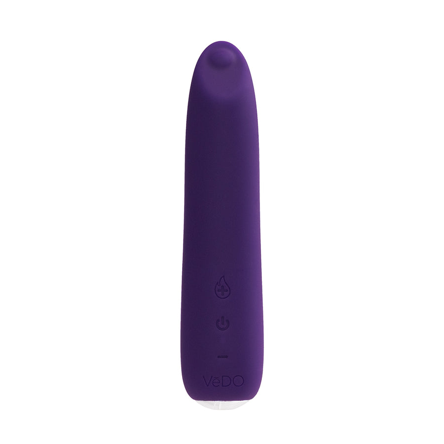 Vedo Boom Rechargeable Warming Silicone Slimline Vibrator Purple