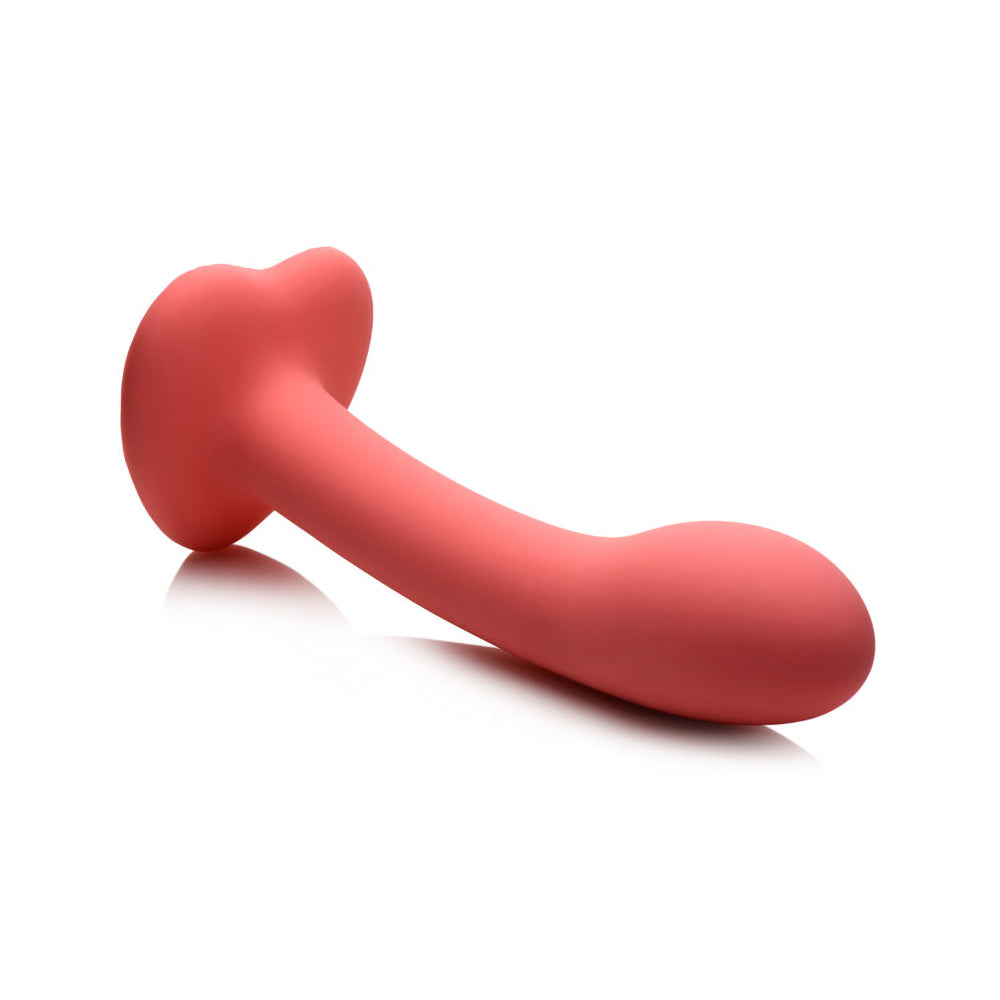 Simply Sweet G-Spot 7 In. Silicone Dildo Pink