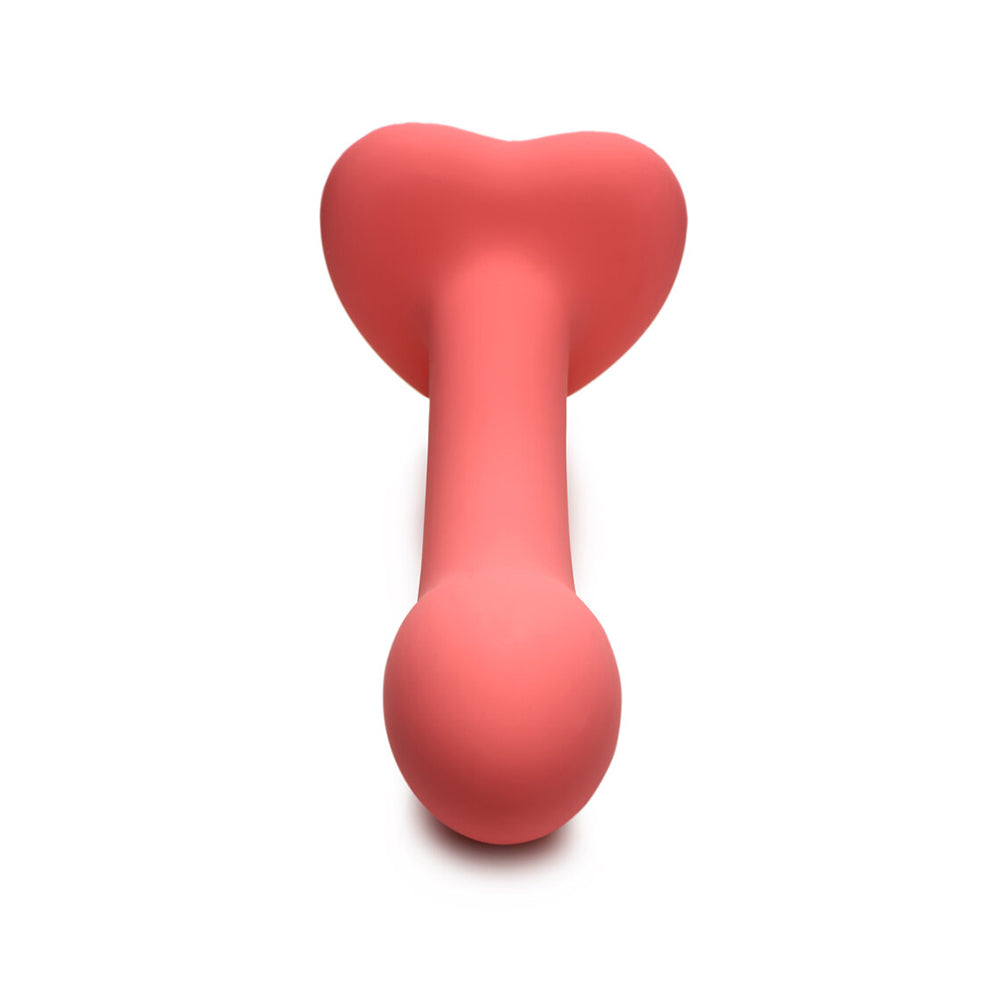 Simply Sweet G-Spot 7 In. Silicone Dildo Pink