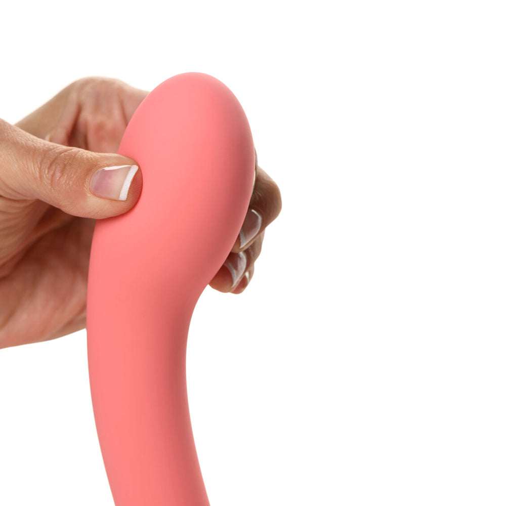 Simply Sweet G-Spot 7 In. Silicone Dildo Pink