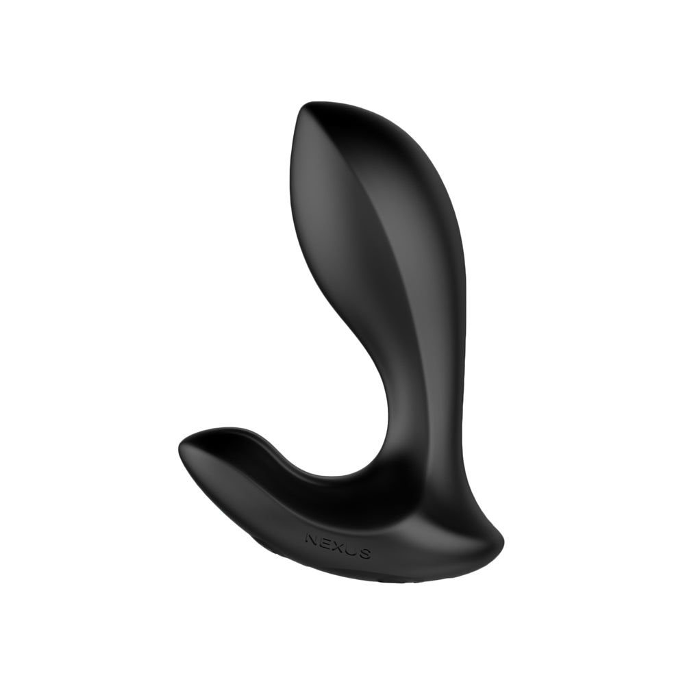 Nexus Tornado Rechargeable Remote-Controlled Rotating & Vibrating Textured Silicone Anal Plug Black