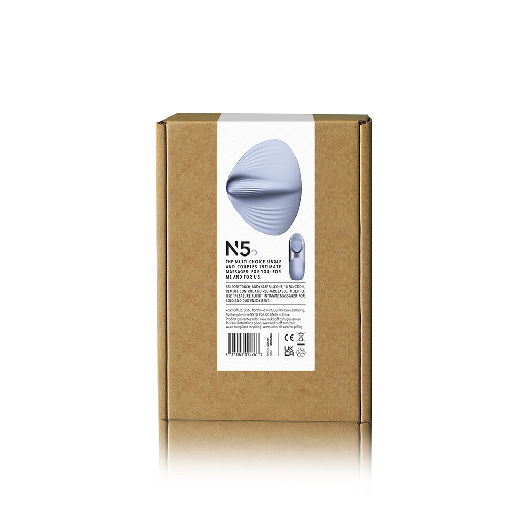 Niya 5 Rechargeable Remote-Controlled Silicone Multi-Use Massager Cornflower