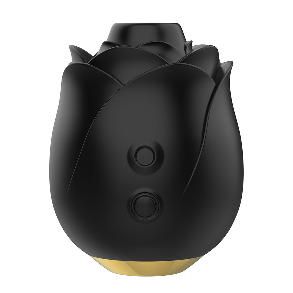 Fifty Shades Of Grey Hearts & Flowers Rose Vibrator - Black