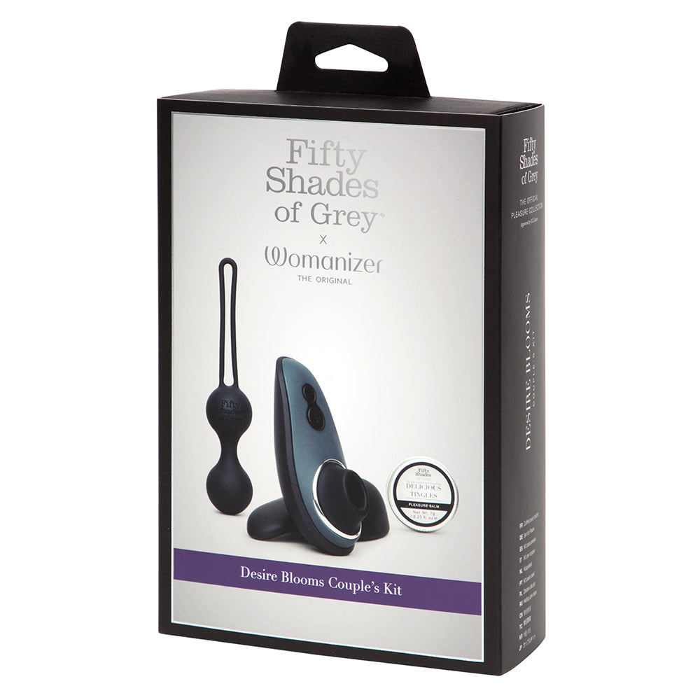 Fifty Shades Of Grey Womanizer Desire Blooms Kit Black