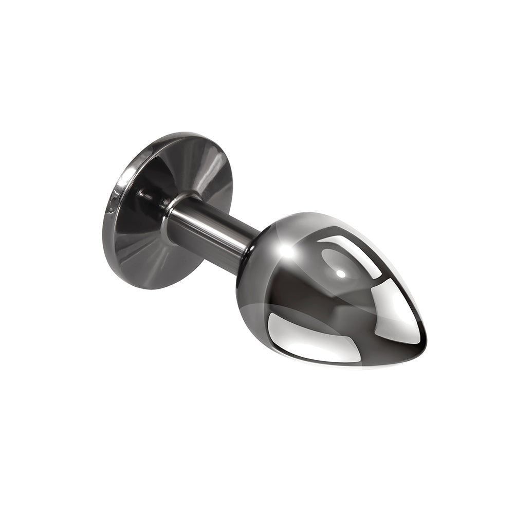 Playboy Pleasure 3 Ways 3-piece Metal Anal Plug Set Hematite