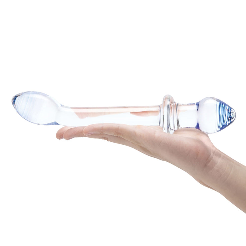 Glas Double Play 9.5 In. Dual-Ended Glass Dildo