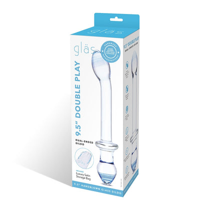 Glas Double Play 9.5 In. Dual-ended Glass Dildo