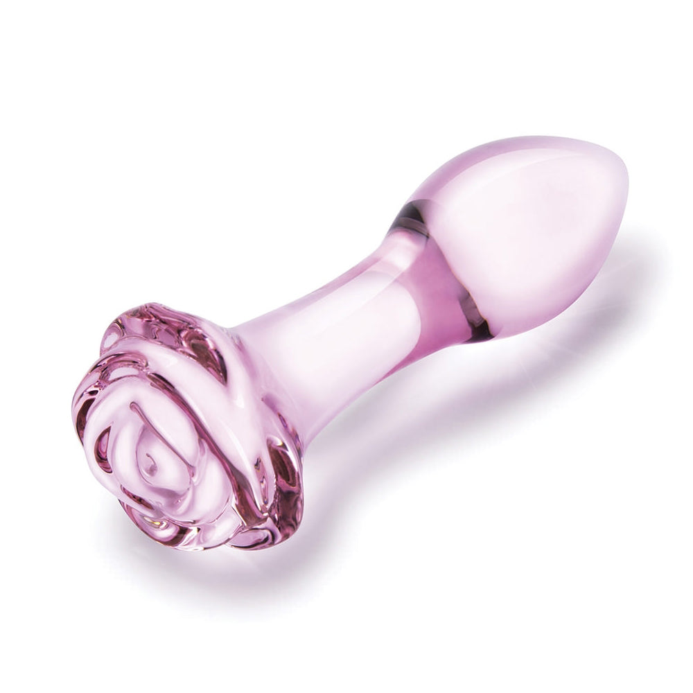 Glas Rosebud 3-piece Glass Anal Plug Set