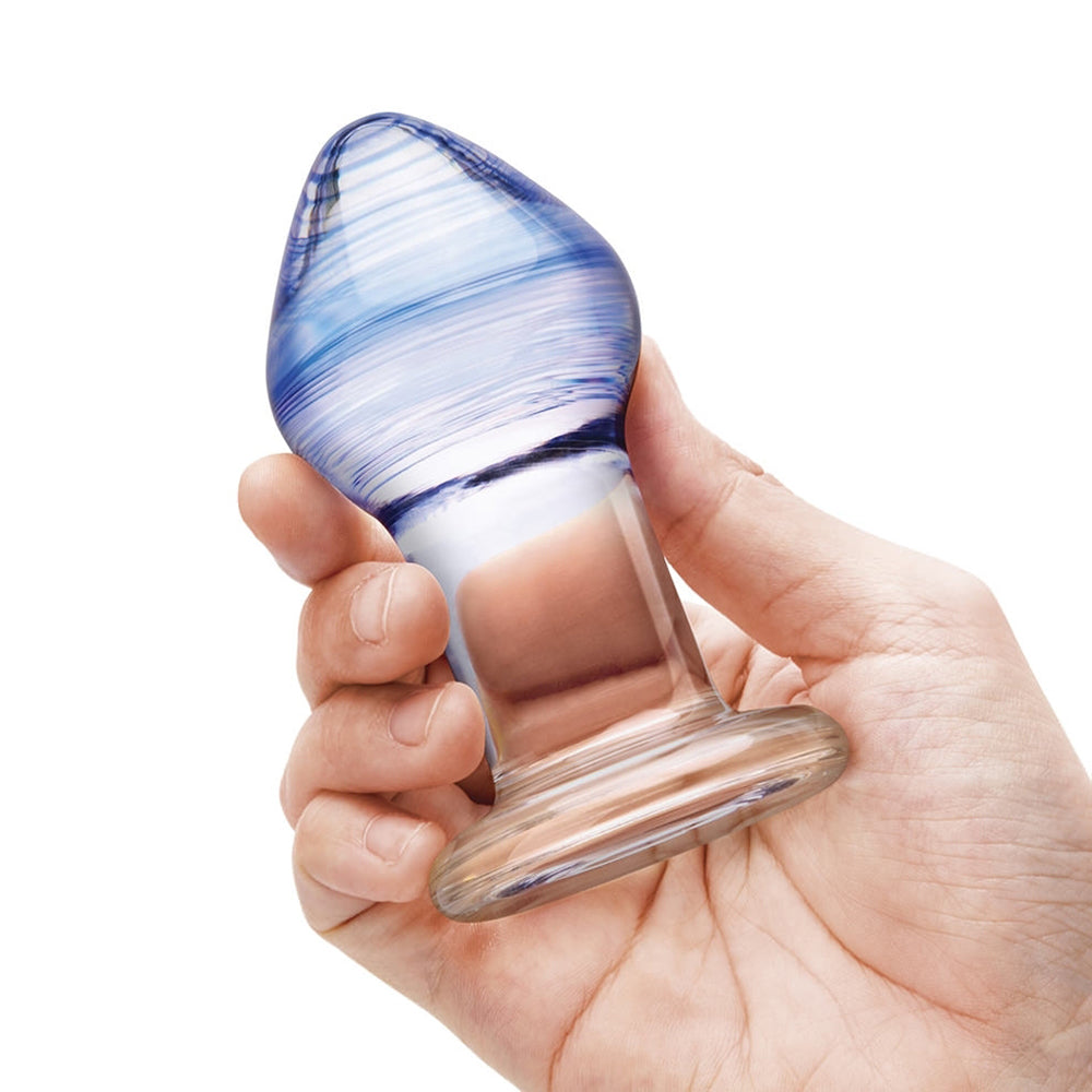 Glas Amethyst Rain 3-Piece Glass Anal Training Kit