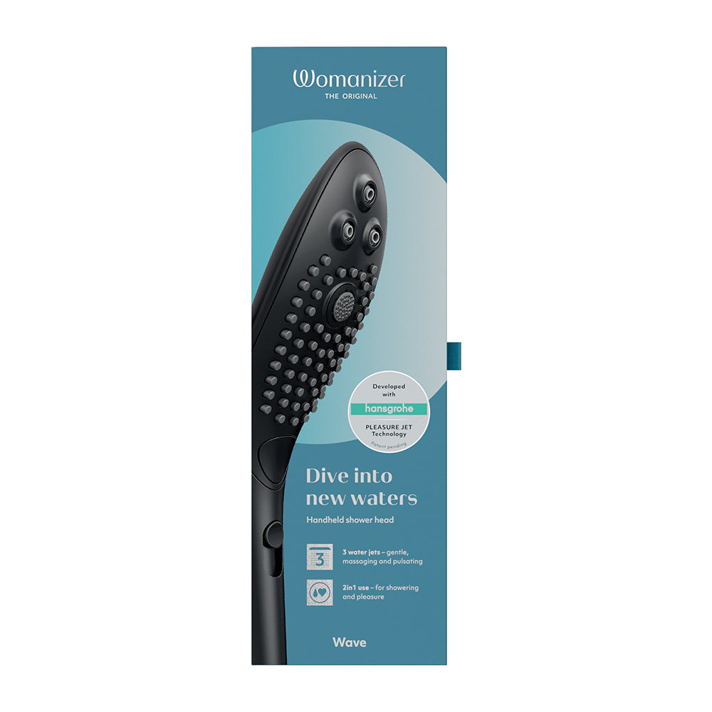 Womanizer Wave Shower Head Masturbator Black