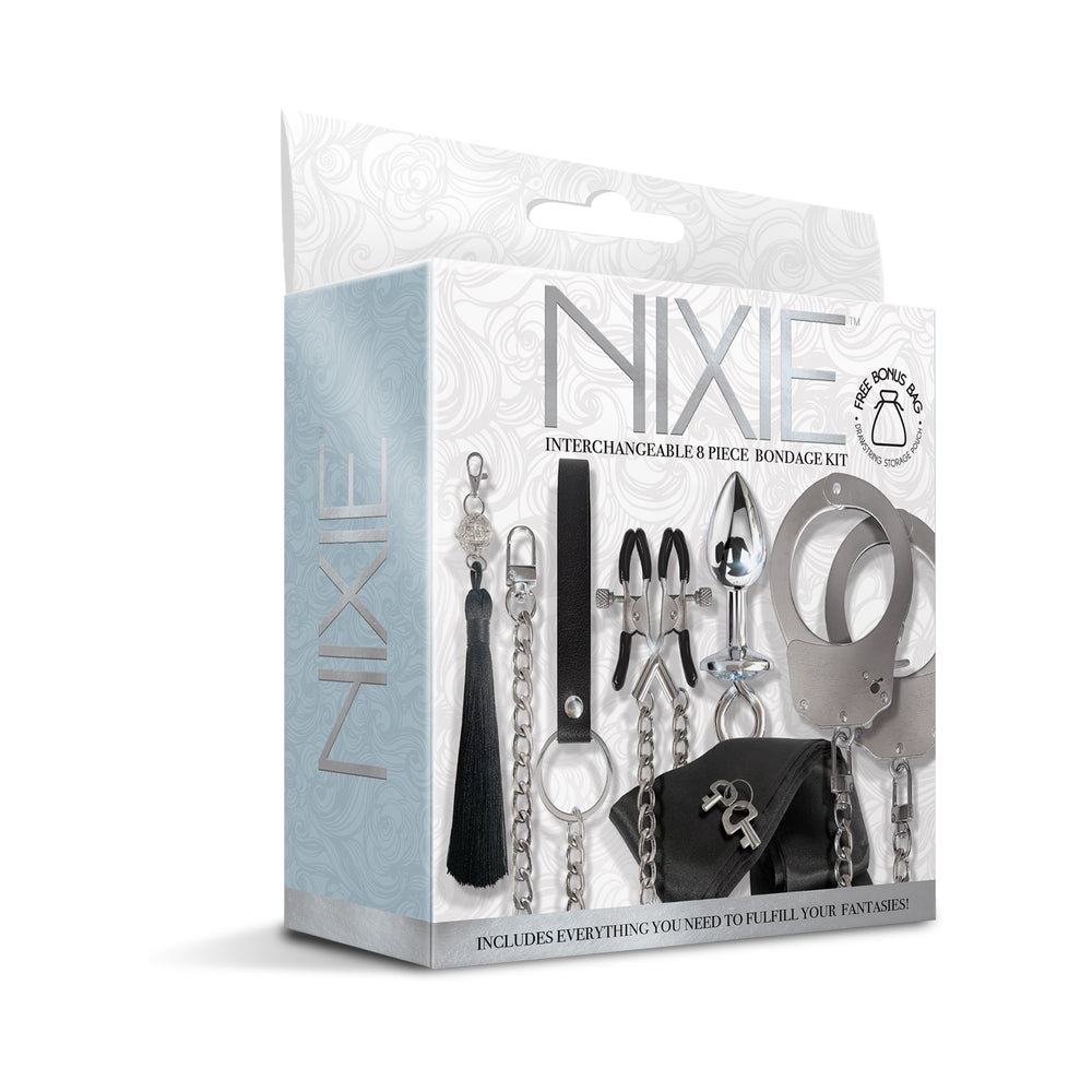 Nixie Metal Bondage 8-Piece Kit Silver