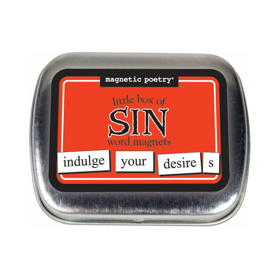 Magnetic Poetry Little Box Of Sin Word Magnets