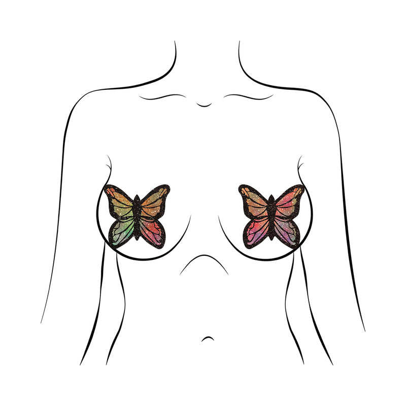Pastease Monarch Glitter Pastel Rainbow Butterfly