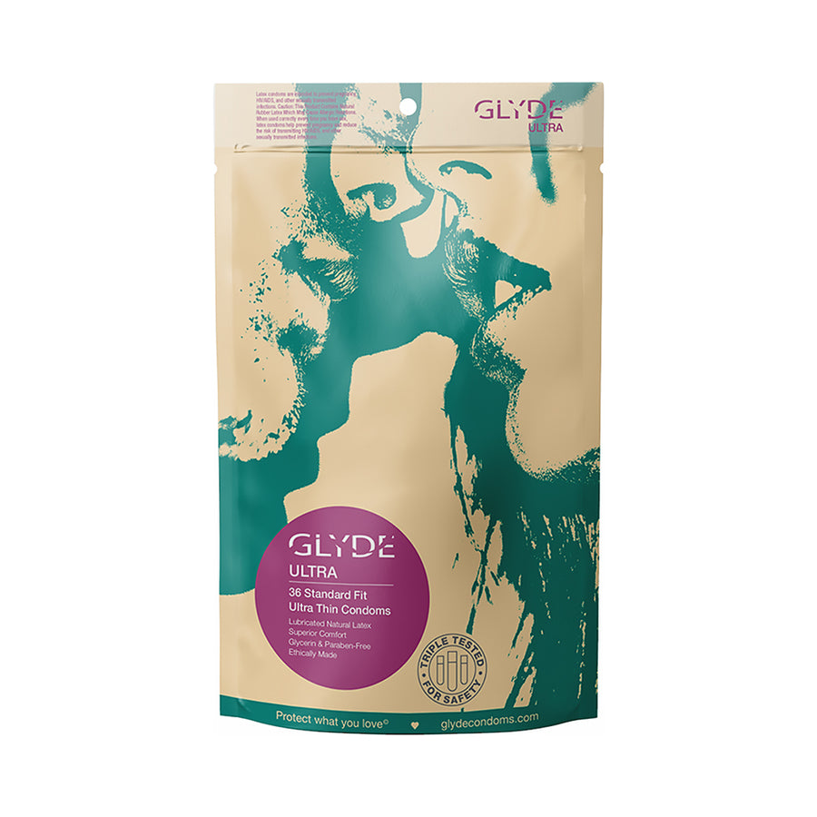 Glyde Ultra Latex Condoms 36-pack
