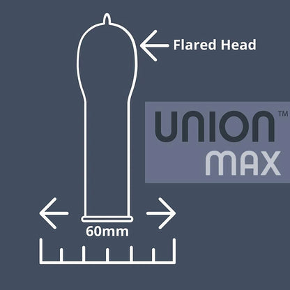 Union Max Latex Condoms 12-pack