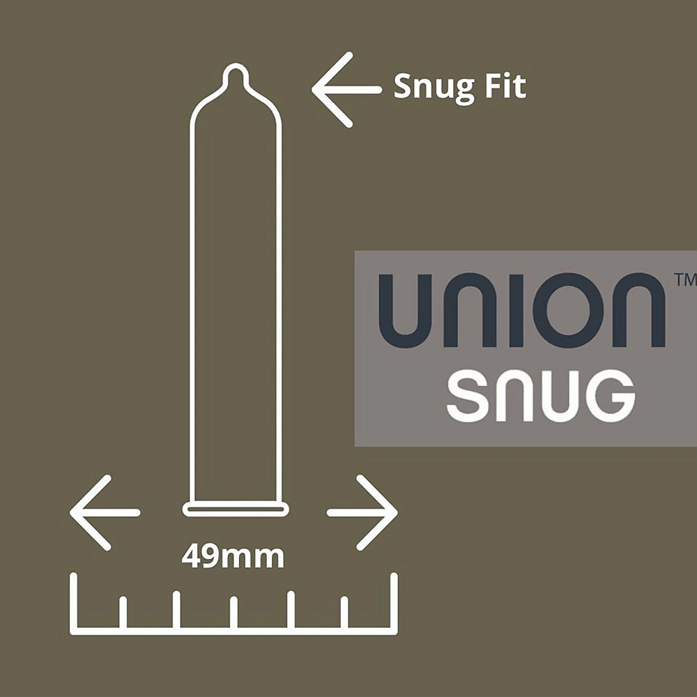 Union Snug Latex Condoms 12-pack