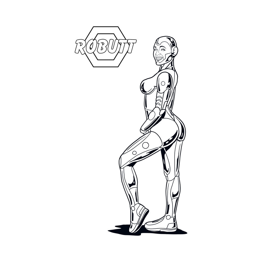 Wood Rocket Sexy Butts Coloring Book