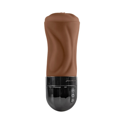 Zero Tolerance Tight Lipped Rechargeable Stroker With Suction Dark