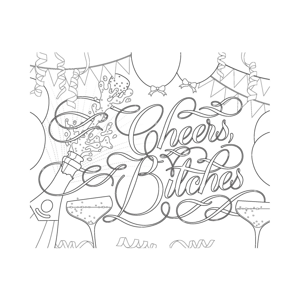 Calligraphuck F*cking Awesome Coloring Book