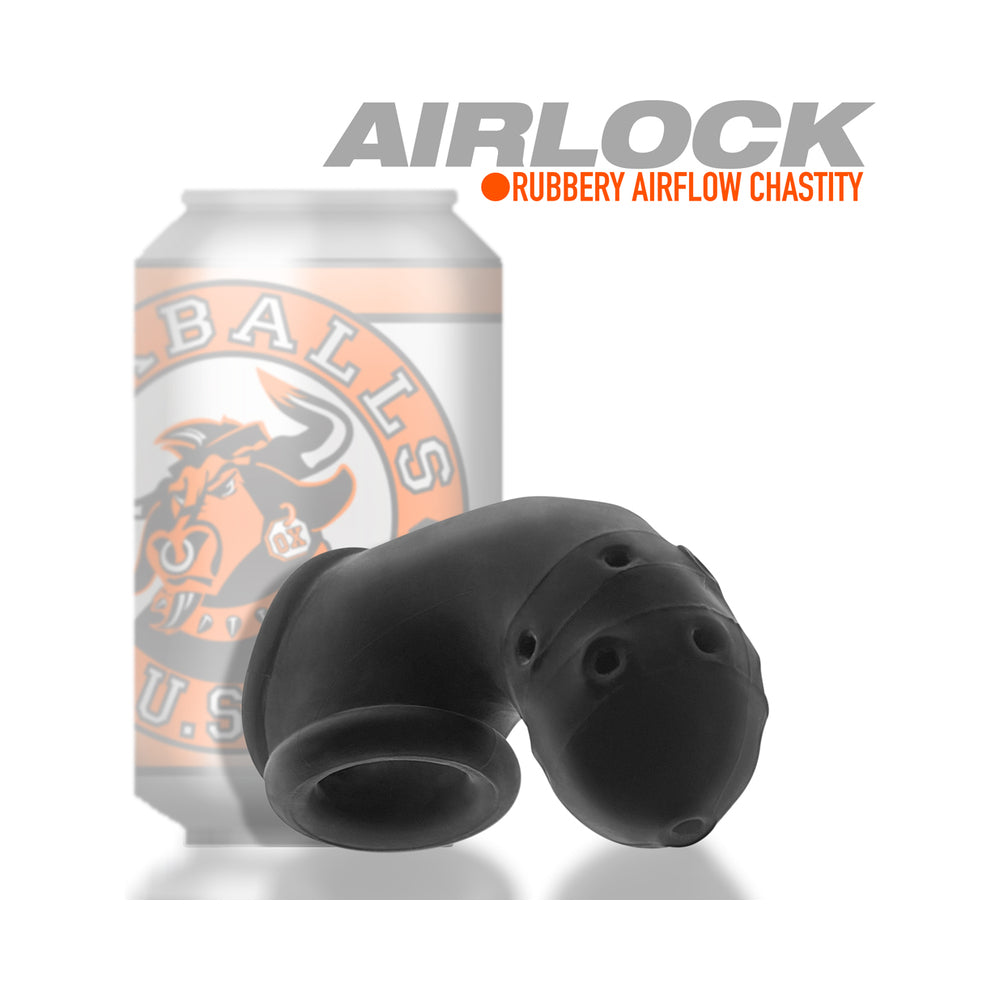Airlock Air-Lite Vented Chastity Black Ice