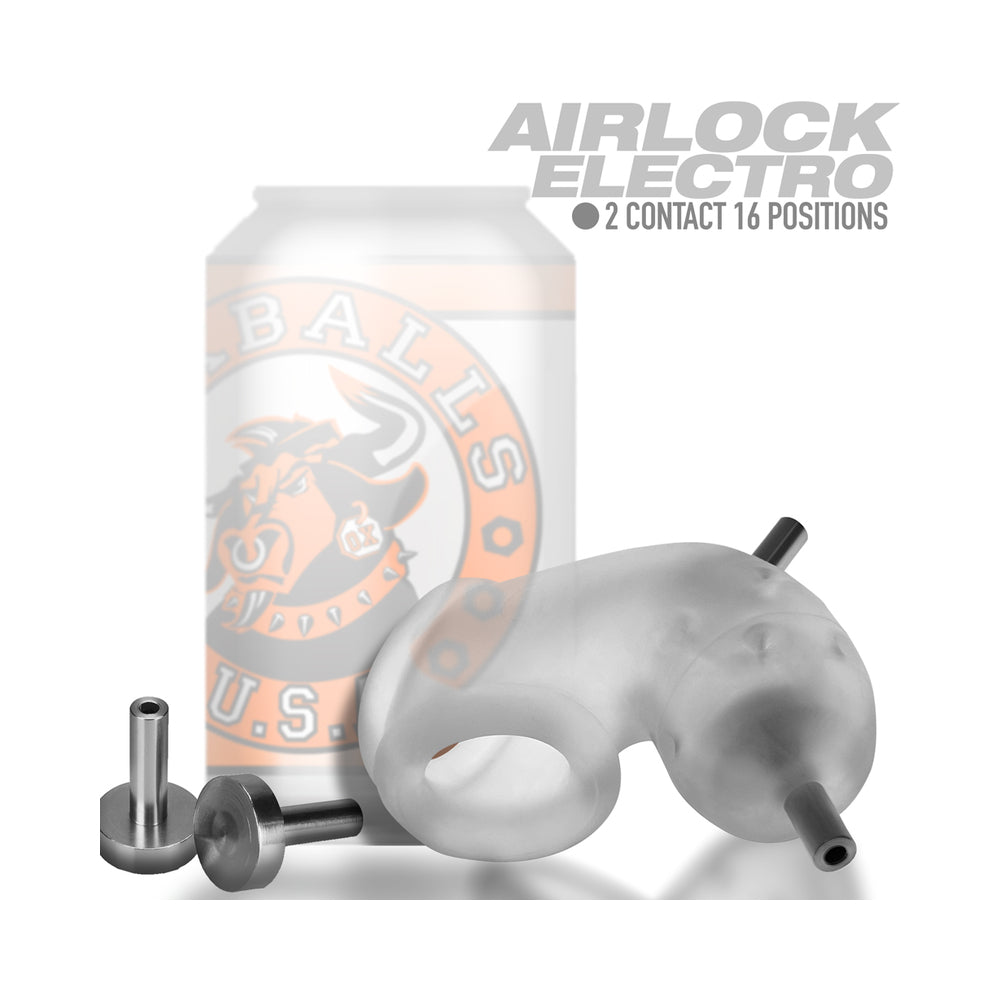 Airlock Electro Air-Lite Vented Chastity Clear Ice