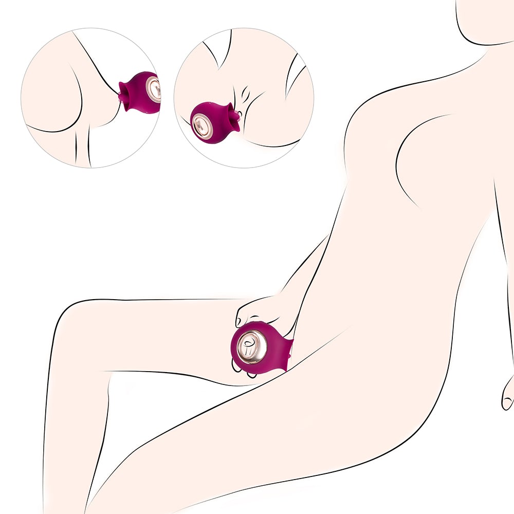 Alvina Licking Clitoral Vibrator