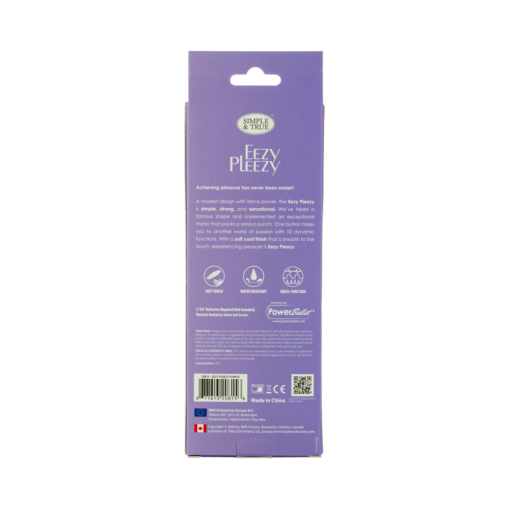 Easy Pleezy Vibrator - Purple