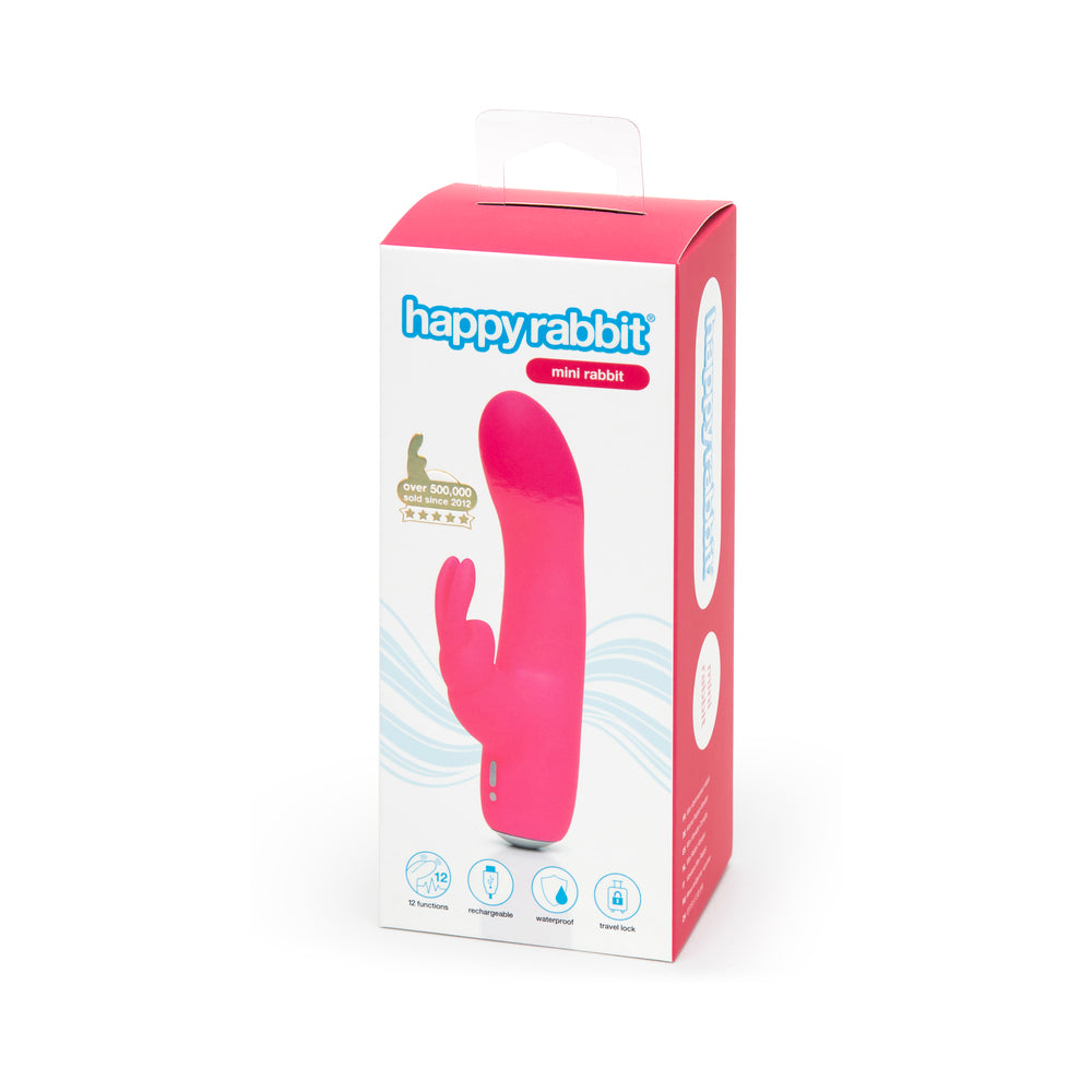 Happy Rabbit Mini Rabbit Rechargeable Vibrator Pink