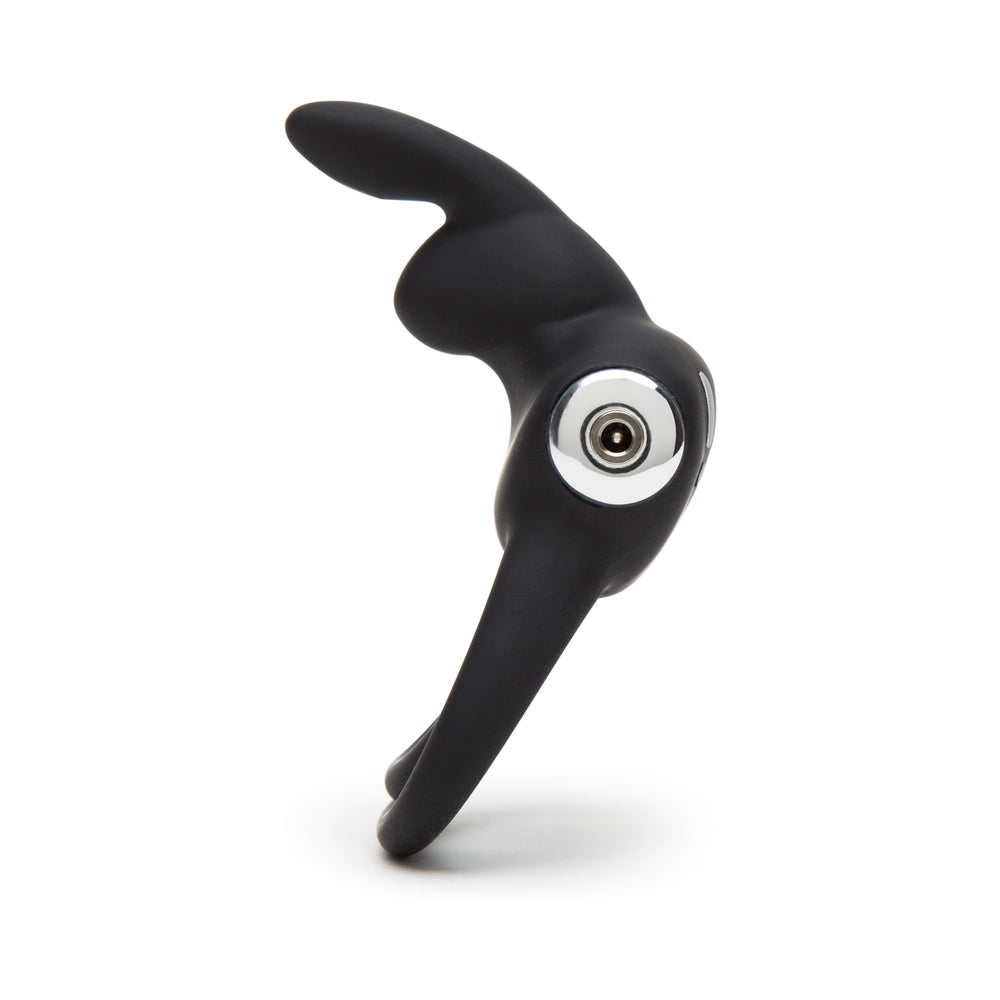 Happy Rabbit Cock Ring Rechargeable Black