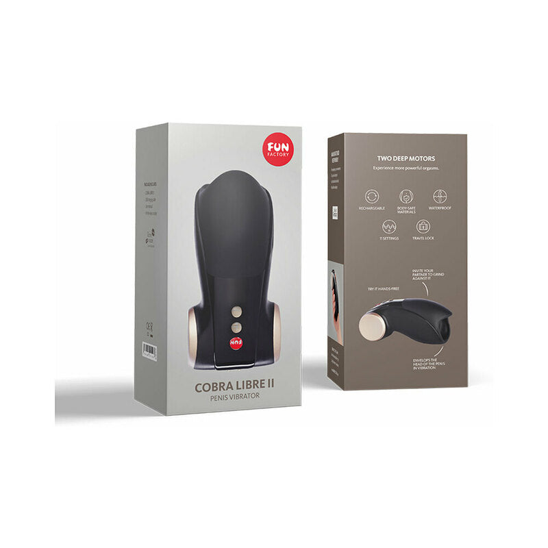 Fun Factory Cobra Libre Ii Male Masturbator - Black
