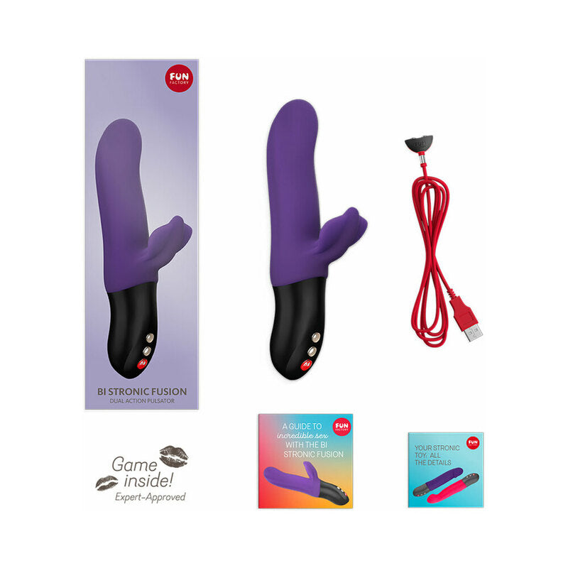 Fun Factory Bi Stronic Fusion Thrusting Vibrator Purple