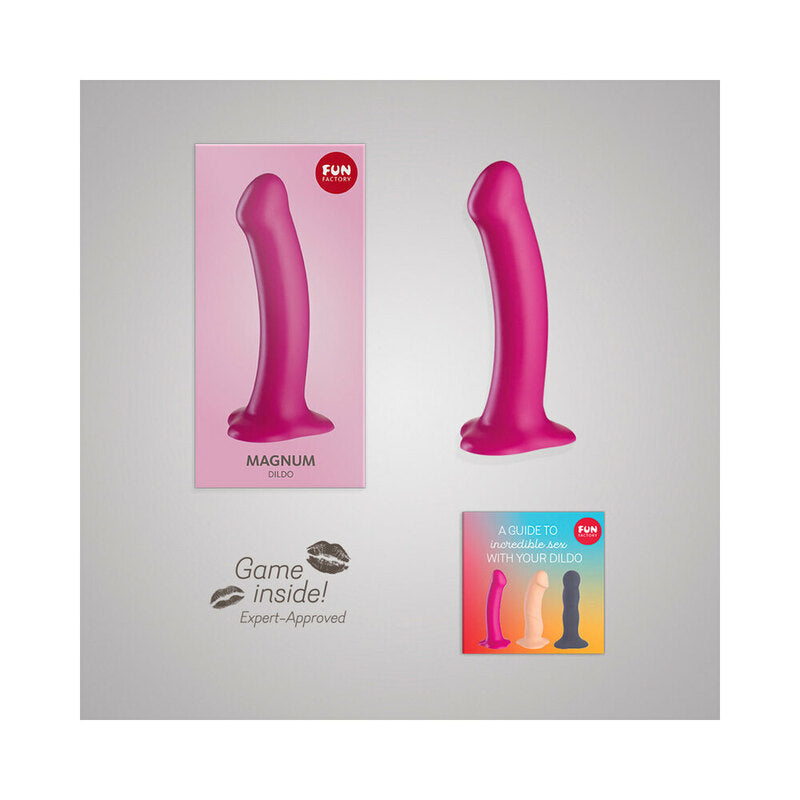 Fun Factory Magnum 7&quot; Silicone Dildo - Blackberry