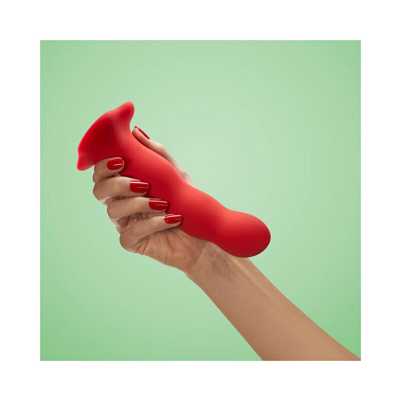 Fun Factory Bouncer 7 inches Weighted Ball Dildo Red