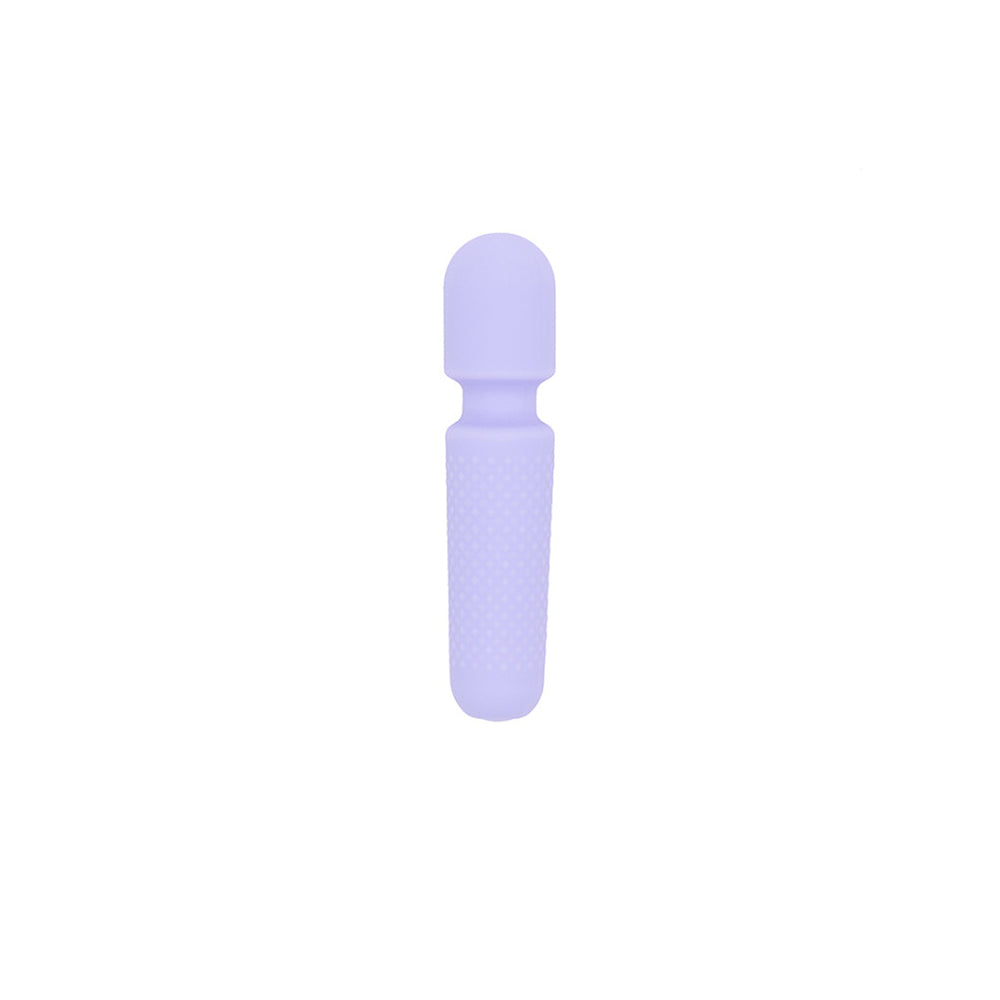 Emojibator Tiny Wand Vibrator - Lavender