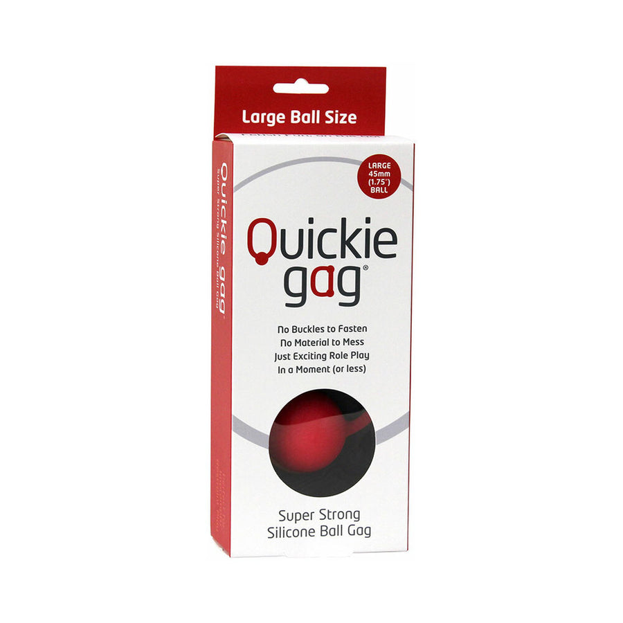 Quickie Ball Gag Large Red
