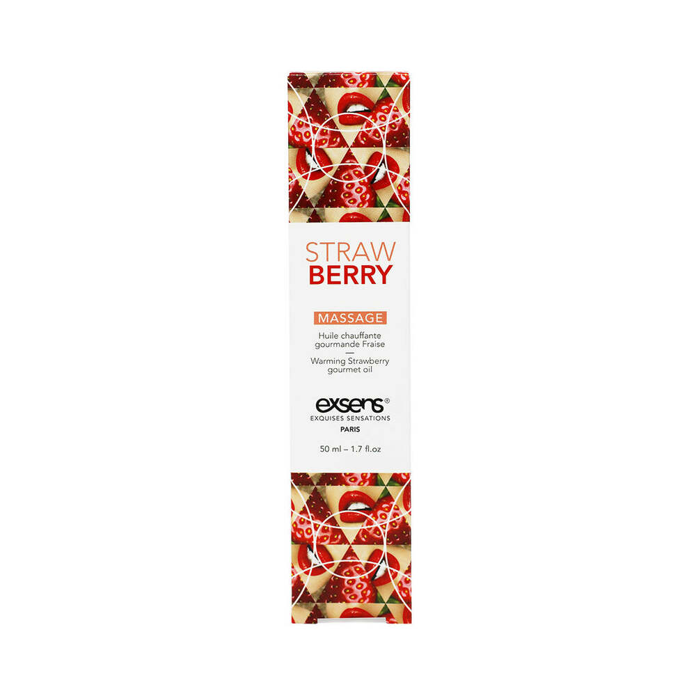 Exsens Of Paris Warming Massage Oil - Strawberry