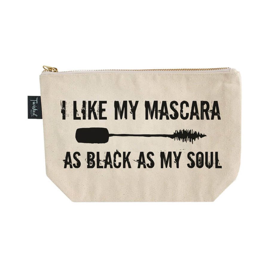 Twisted Wares I Like My Mascara As Black As My Soul Bitch Bag