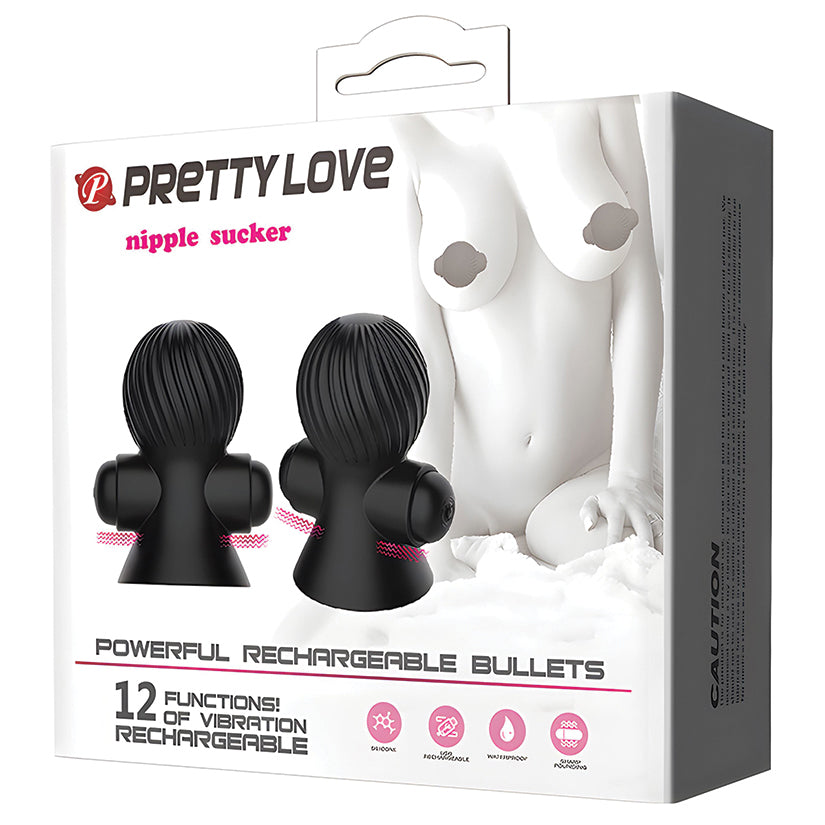Rechargeable Nipple Suckers-Black-Sexual Toys®-Sexual Toys®