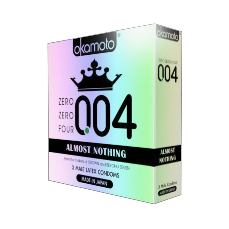 004 Almost Nothing Latex Condoms (3 Pack)-Okamoto-Sexual Toys®
