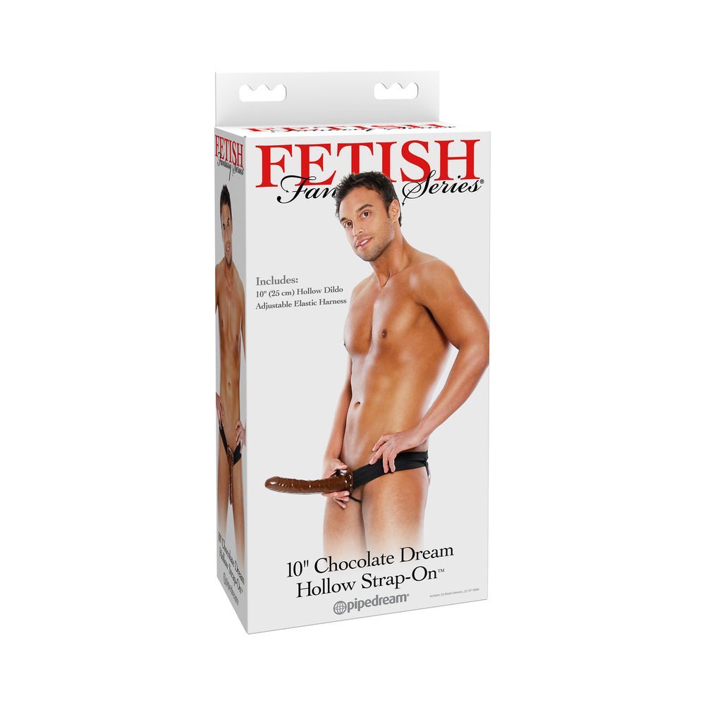 10" Chocolate Dream Hollow Strap-On-Pipedream-Sexual Toys®