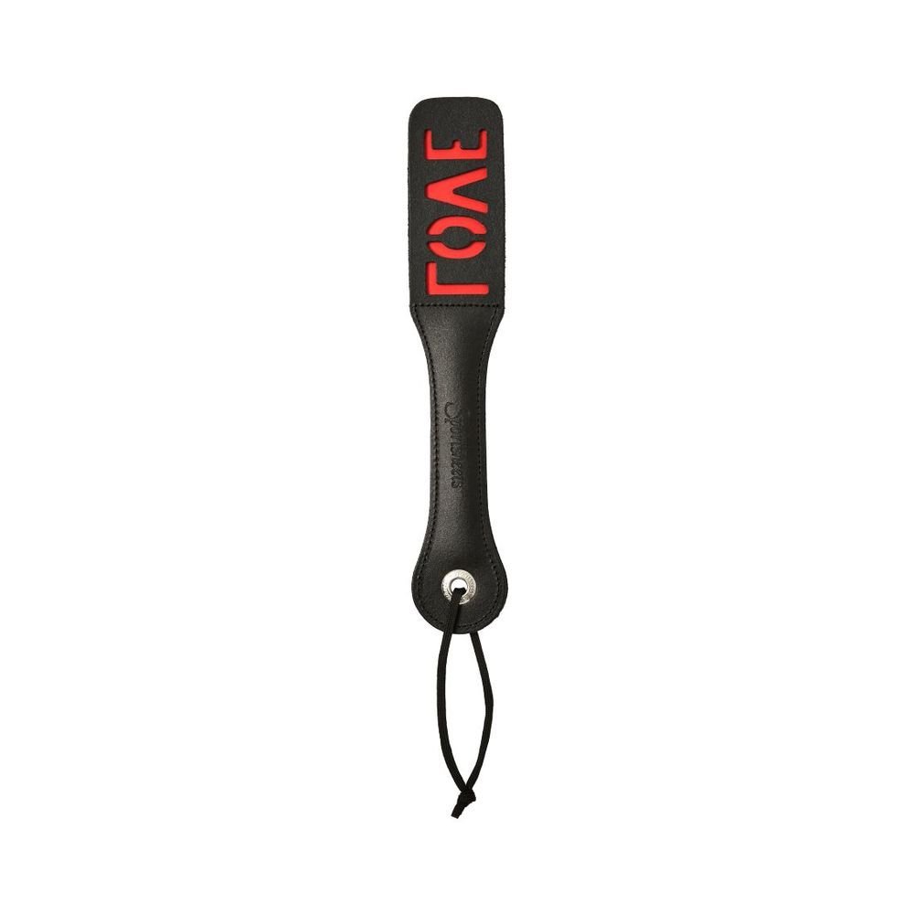 12" Leather Love Impression Paddle-blank-Sexual Toys®