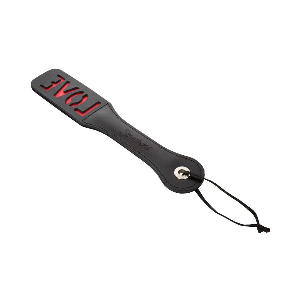 12" Leather Love Impression Paddle-blank-Sexual Toys®