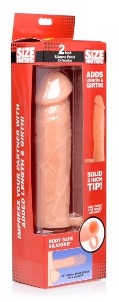 2 Inches Silicone Penis Extension Beige-Size Matters-Sexual Toys®