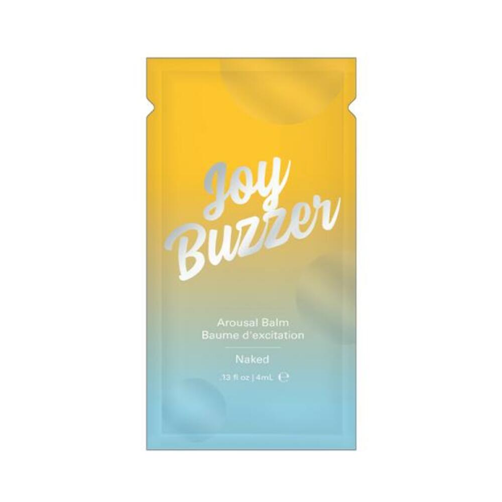 Joy Buzzer Clitoral Arousal Balm Naked .13 Oz Foil-Classic Brands-Sexual Toys®