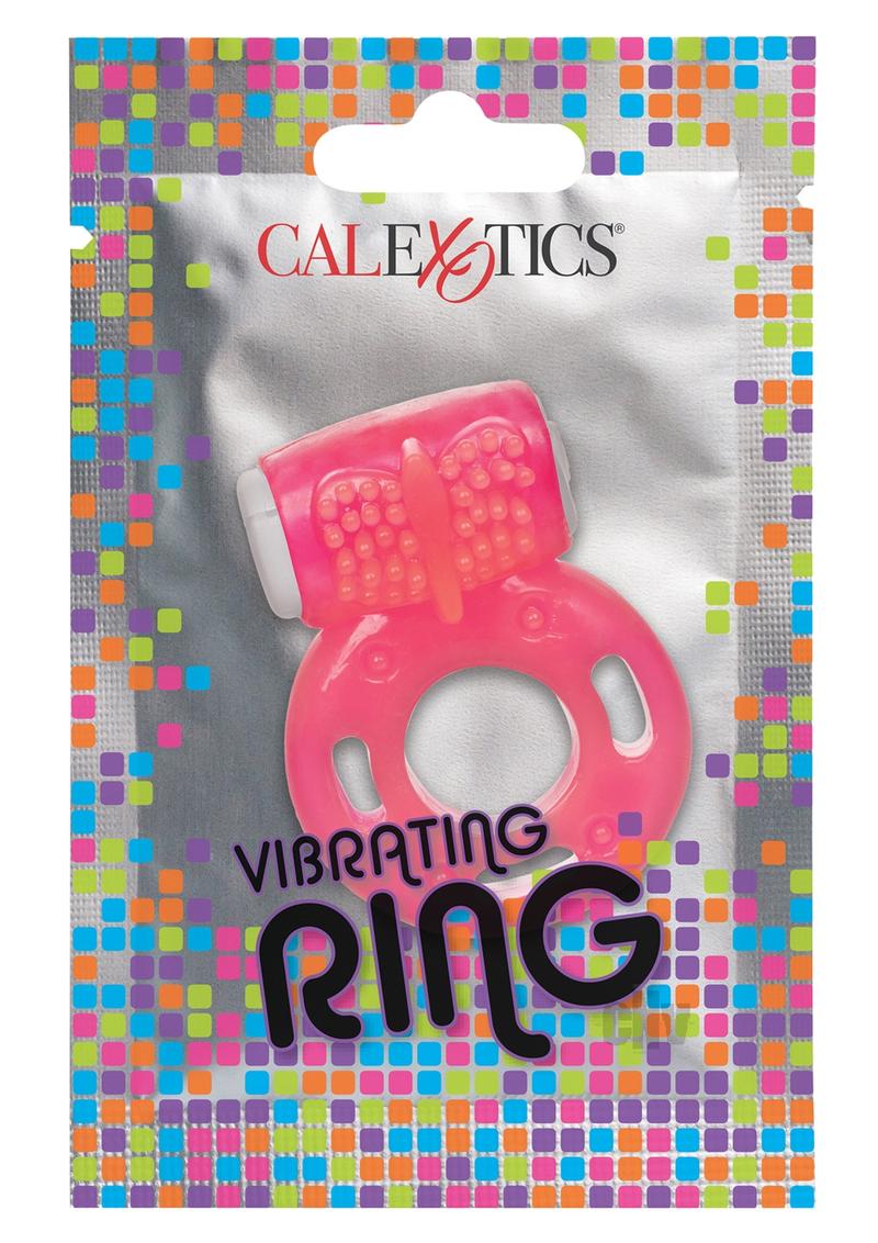 Foil Pack Vibrating Ring - Pink