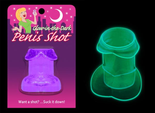 Glow In The Dark Penis Shot Glass Purple-blank-Sexual Toys®