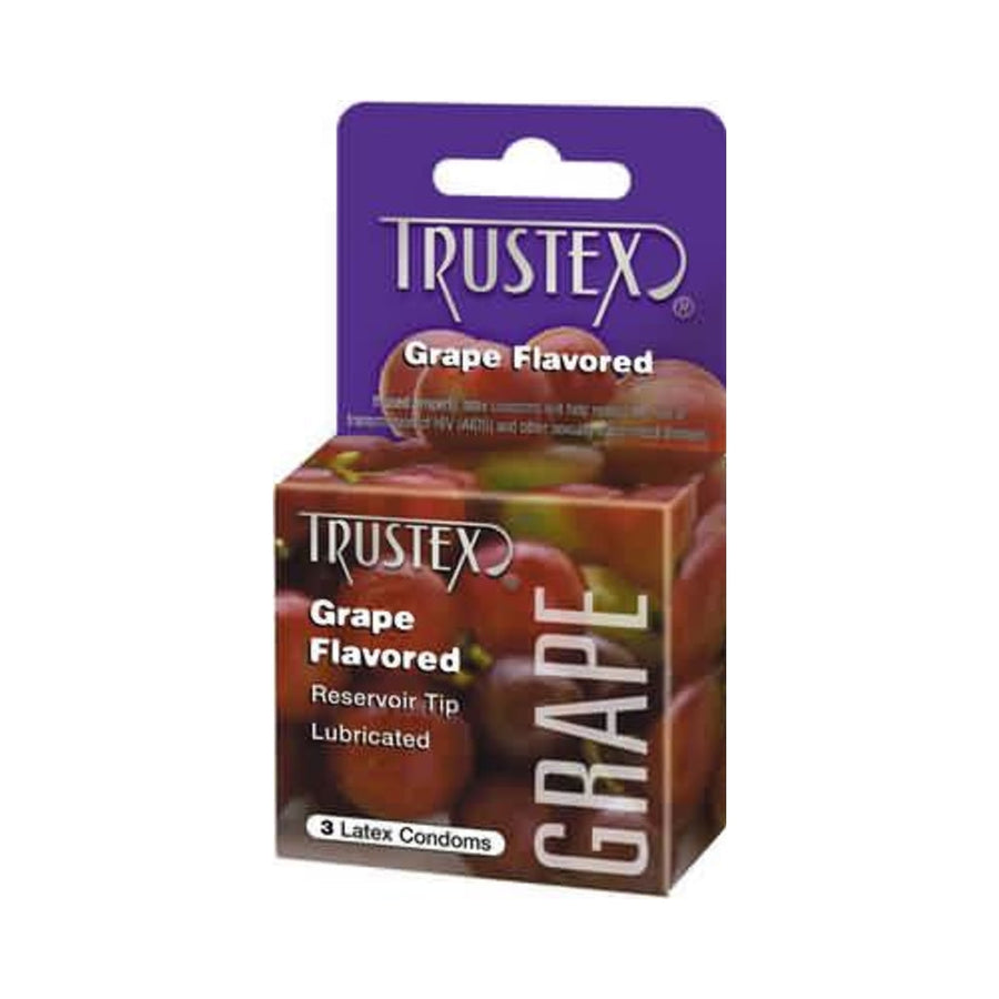 Trustex Flavored Condoms Grape 3 Pack-blank-Sexual Toys®